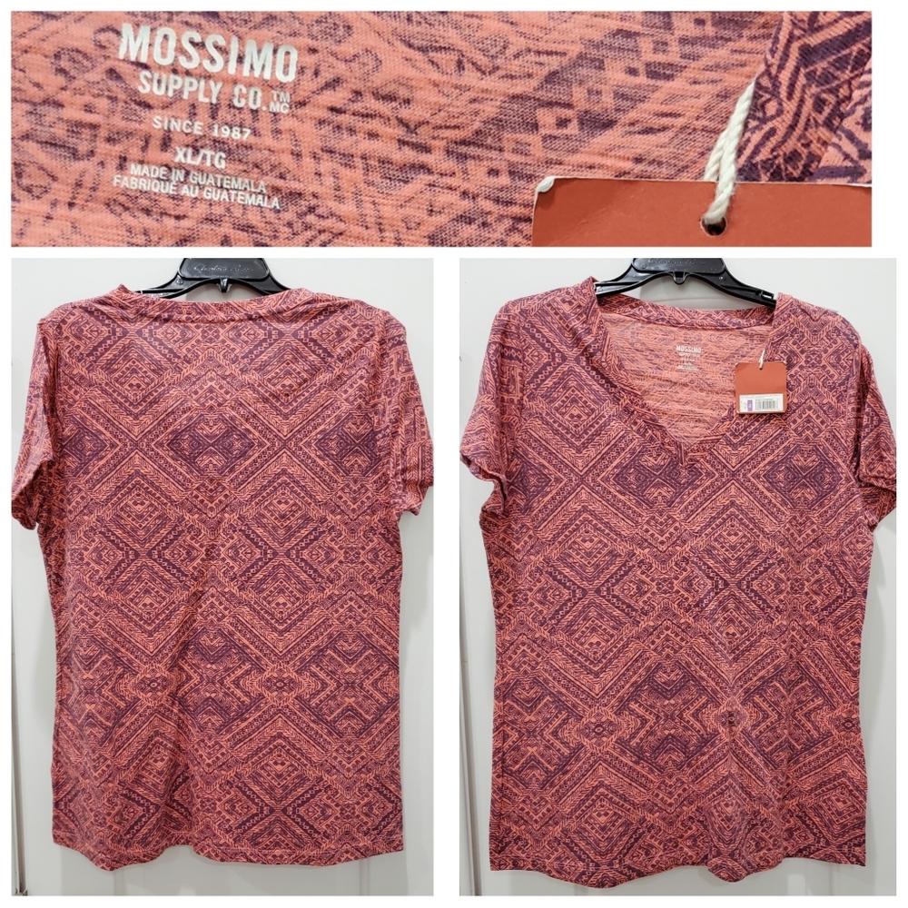 Mossimo Tribal Print Tee- Sz XL